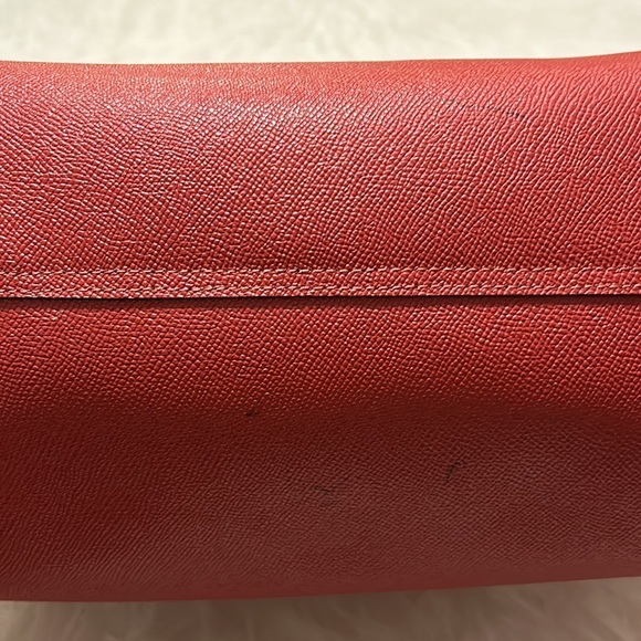 COACH Reversible City Tote with Gingham print & Red - Picture 12 of 12